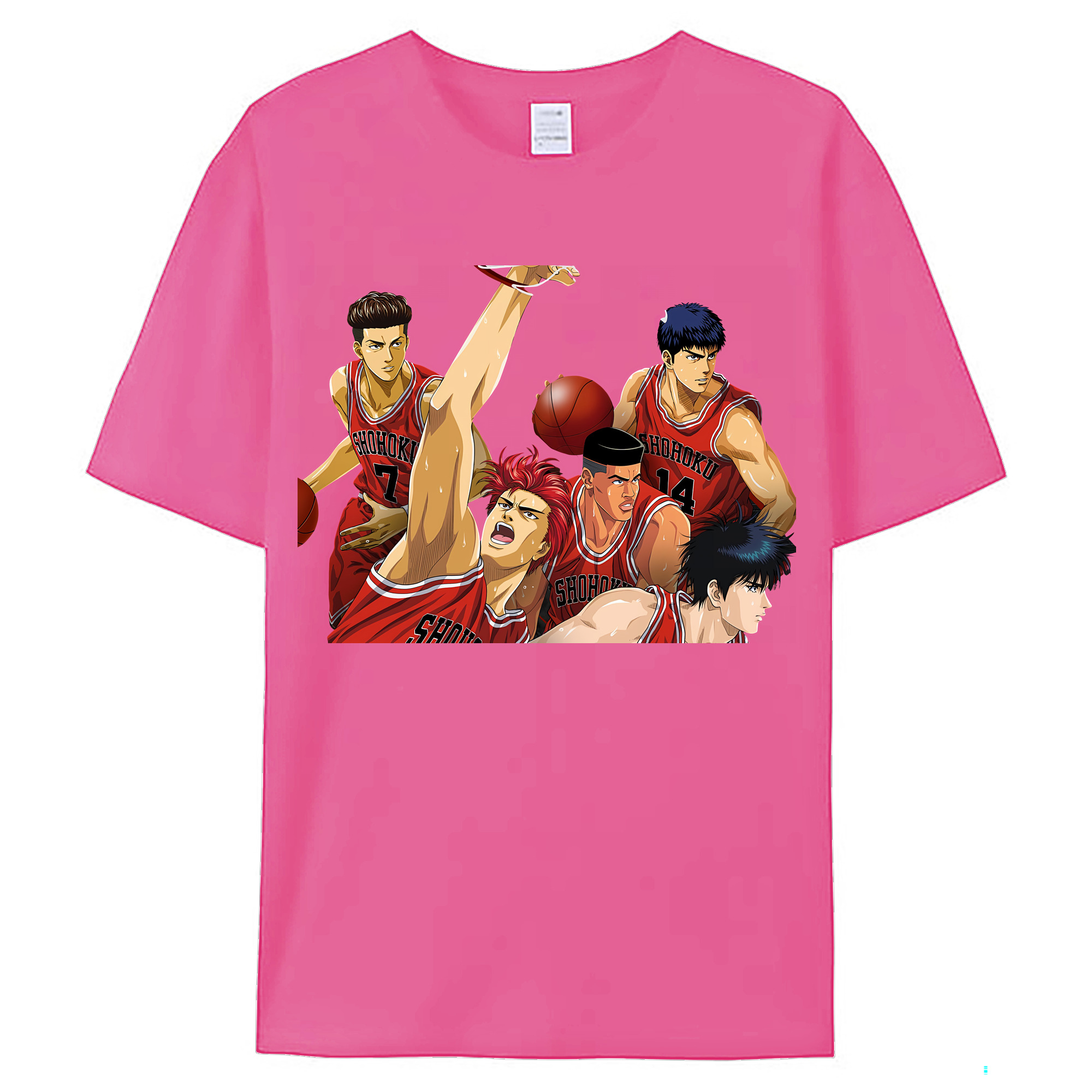 （画像用） SLAM DUNK／スラムダンク レディースカジュアルプリントTシャツ（綿100％）